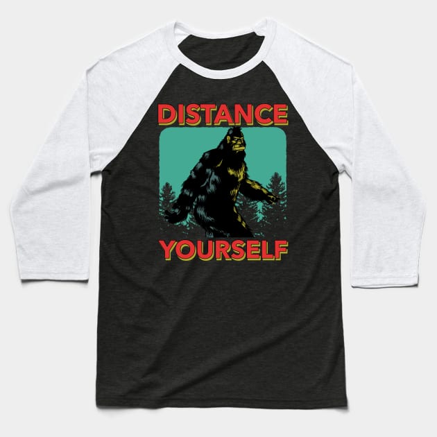 Distance Yourself Baseball T-Shirt by NB-Art